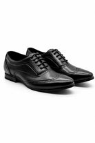 Men's Black Wingtip Brogue Oxford Formal Shoes Sartorial Shoes