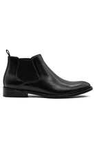 REMY Men’s Black Polished Leather Chelsea Boots Sartorial Shoes