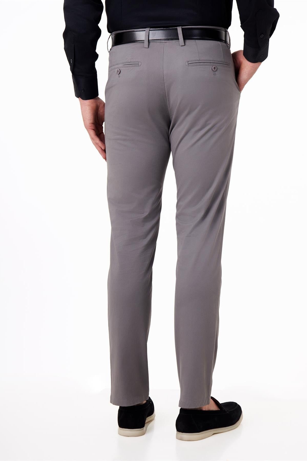 COTTON STRETCH CHINO GREY