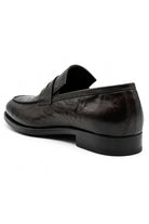 CRUX - Men’s Coffee Brown Calf Leather Penny Loafers Sartorial Shoes