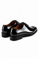 MIRO 1 Men’s Black Hi-Shine Patent Leather Wholecut Oxford Shoes Sartorial Shoes