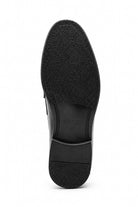 Men’s Black Patent Pin-Dot Penny Loafers Sartorial Shoes