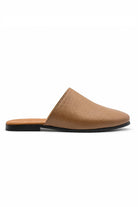 Nico Men’s Tan Soft Grain Leather Mule Half Shoes Sartorial Shoes