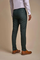 Caridi Slim Fit Olive Trousers CAVANI