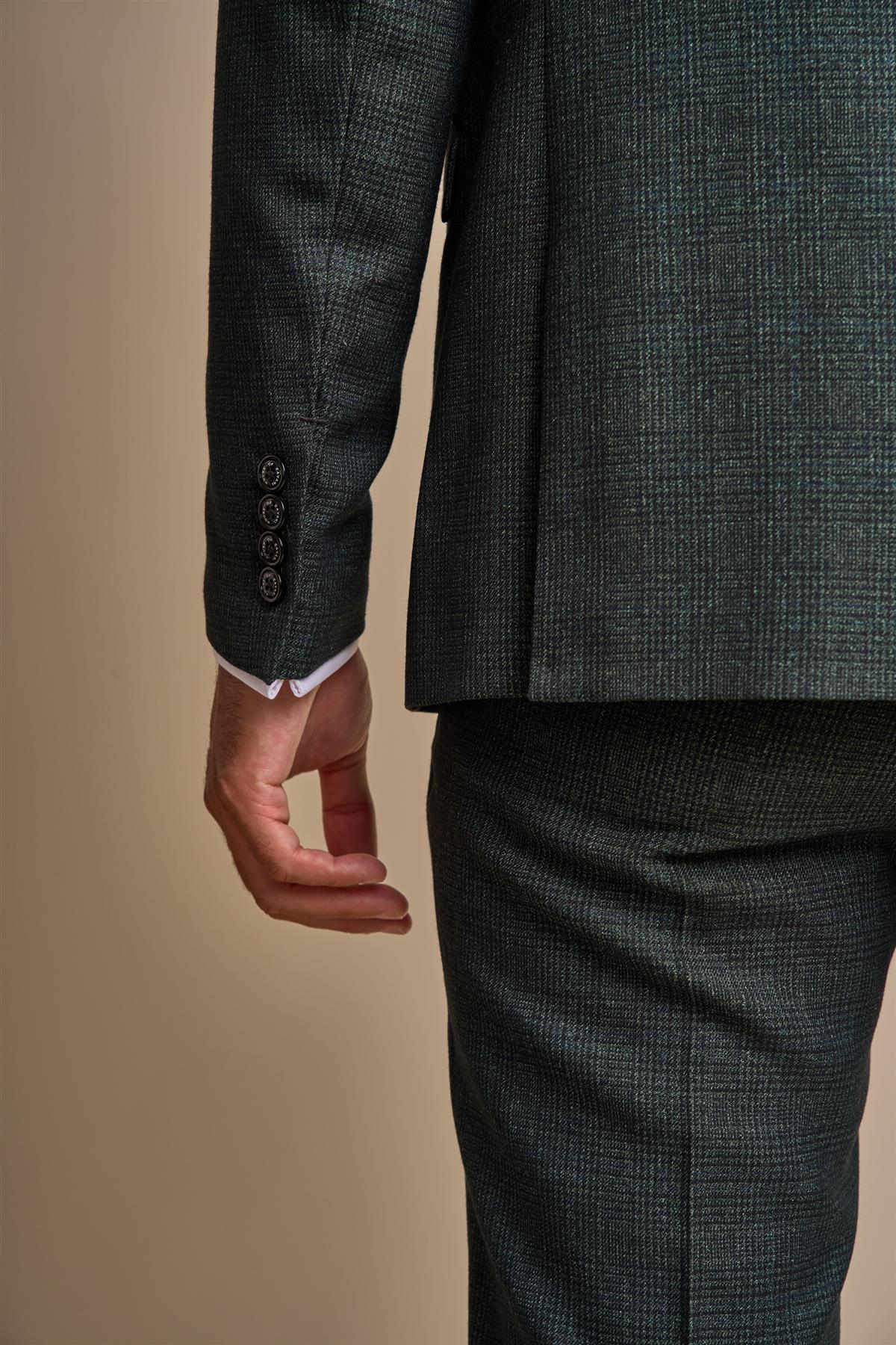 CARIDI - OLIVE SLIM FIT BLAZER CAVANI