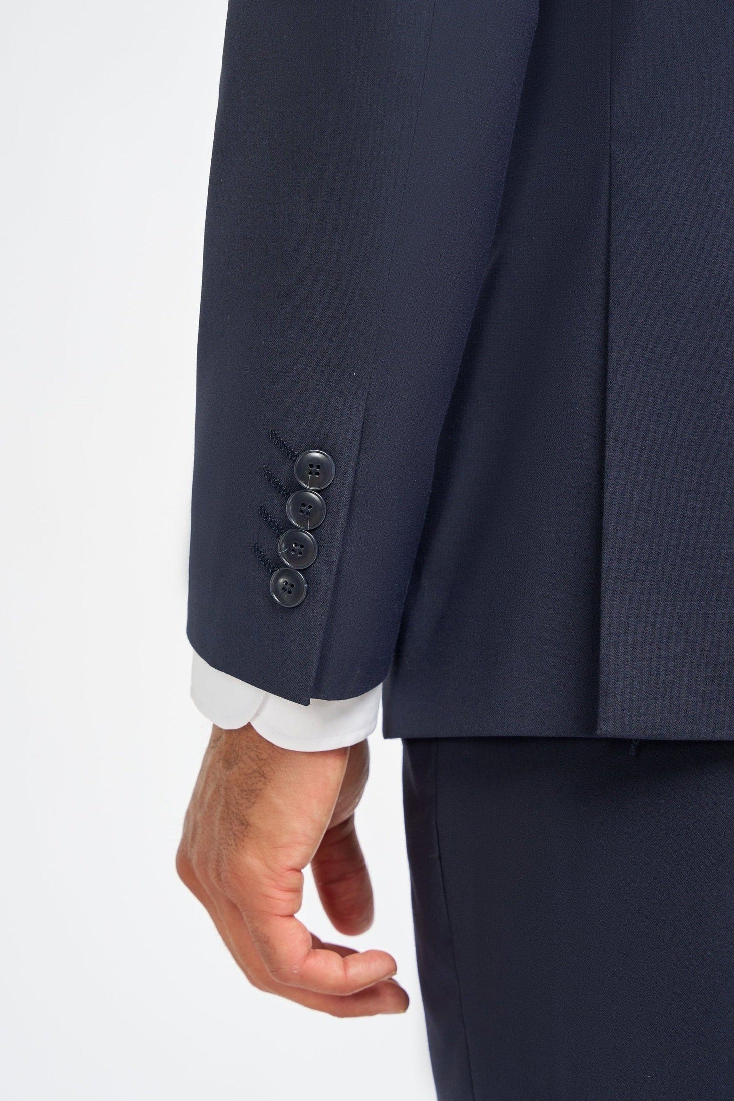 MALIBU – NAVY 3 PIECE TAILORED FIT SUIT CAVANI