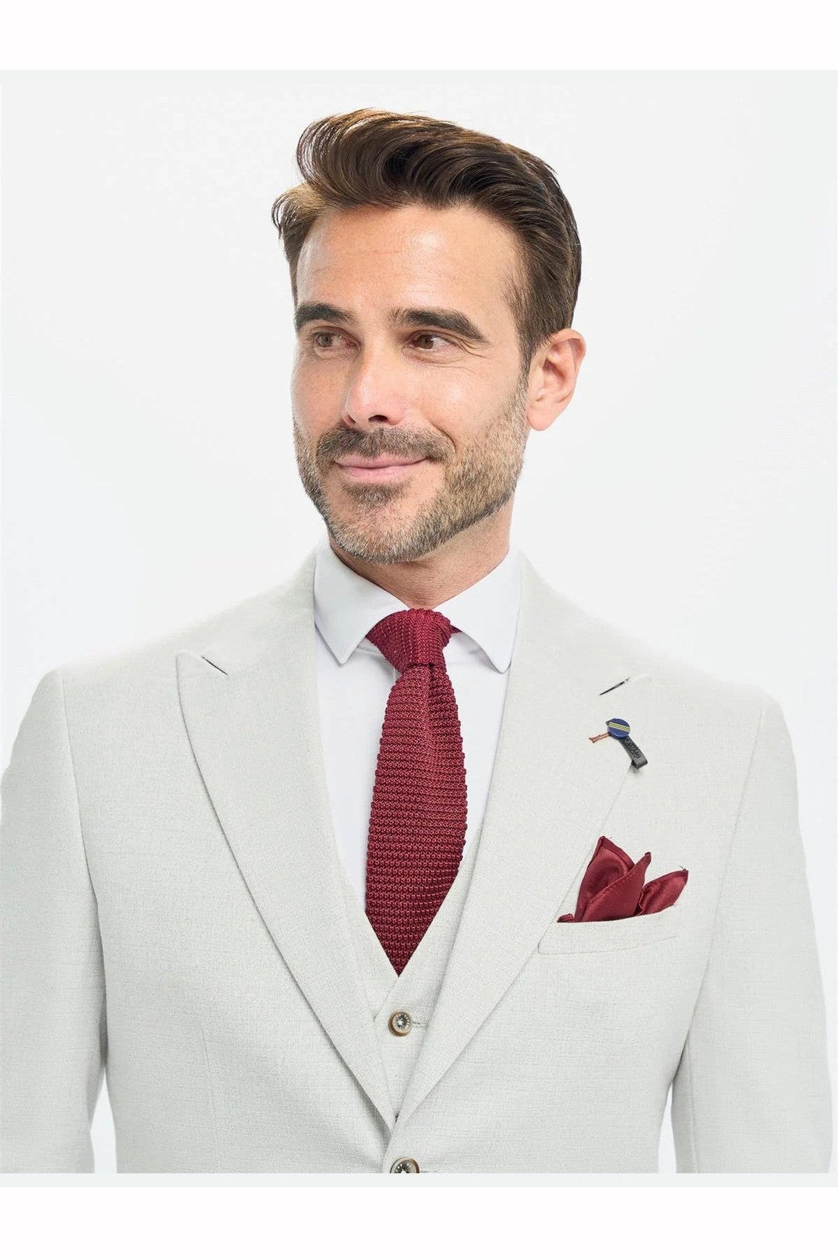 Cavani – Tropez Tailored 3 Piece Suit in Grey