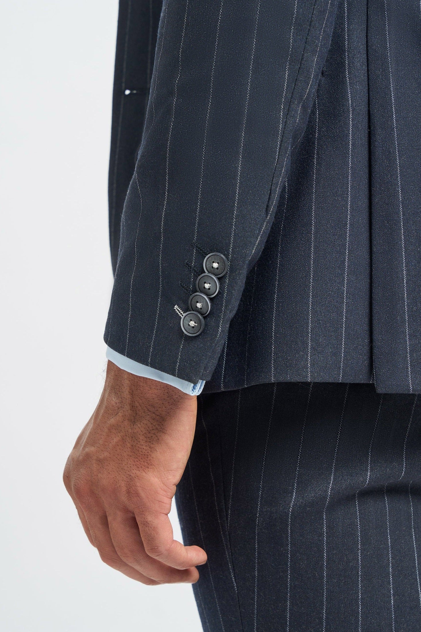 INVINCIBLE – CAVANI NAVY PINSTRIPE JACKET CAVANI