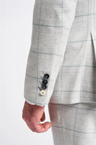 RADHIKA - WHITE CHECK BLAZER CAVANI