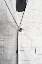 RADHIKA - WHITE CHECK BLAZER CAVANI