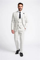RADHIKA - WHITE CHECK BLAZER CAVANI