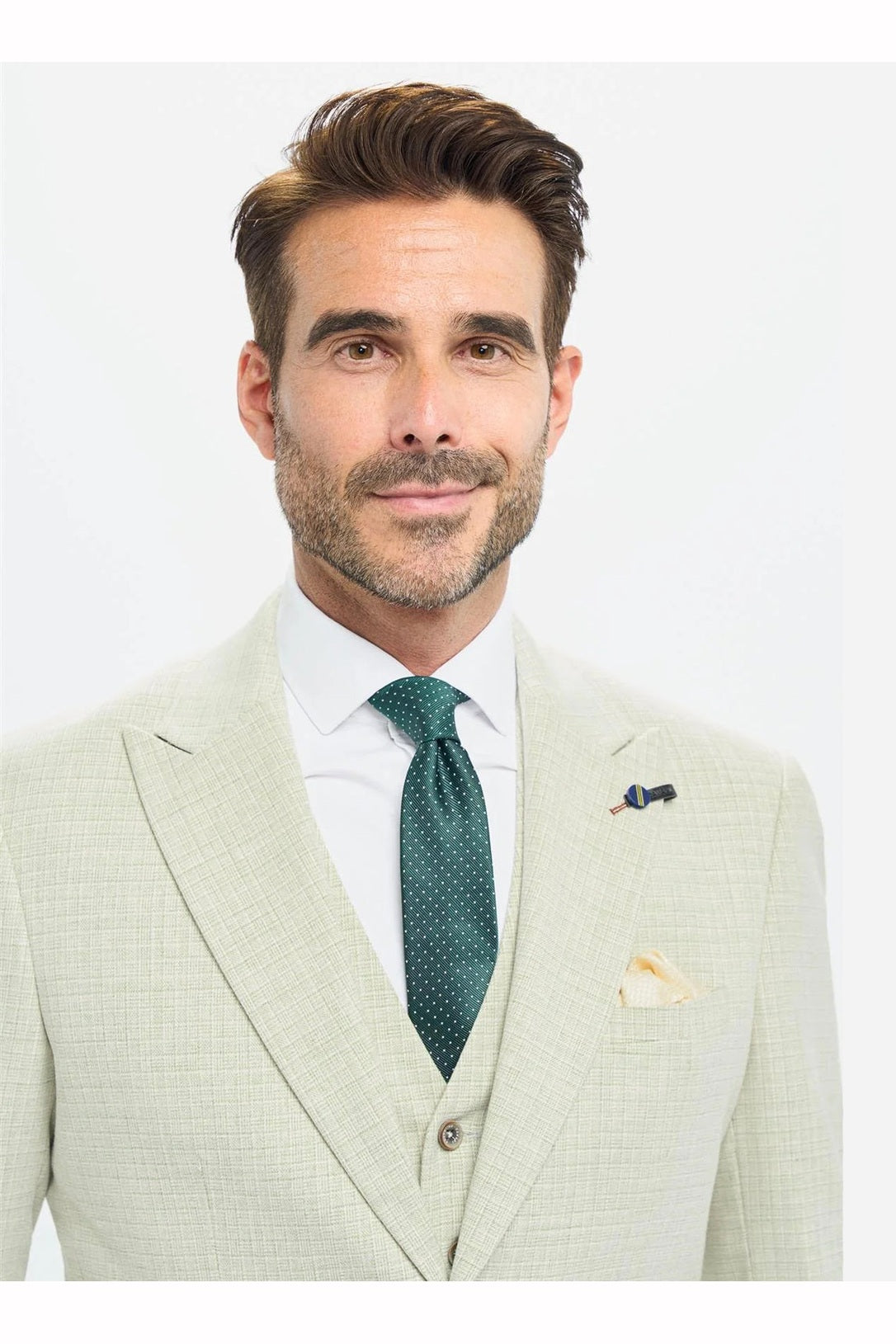 Cavani – Tropez Tailored 3 Piece Suit in Green