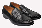 PRINTED PENNY LOAFERS