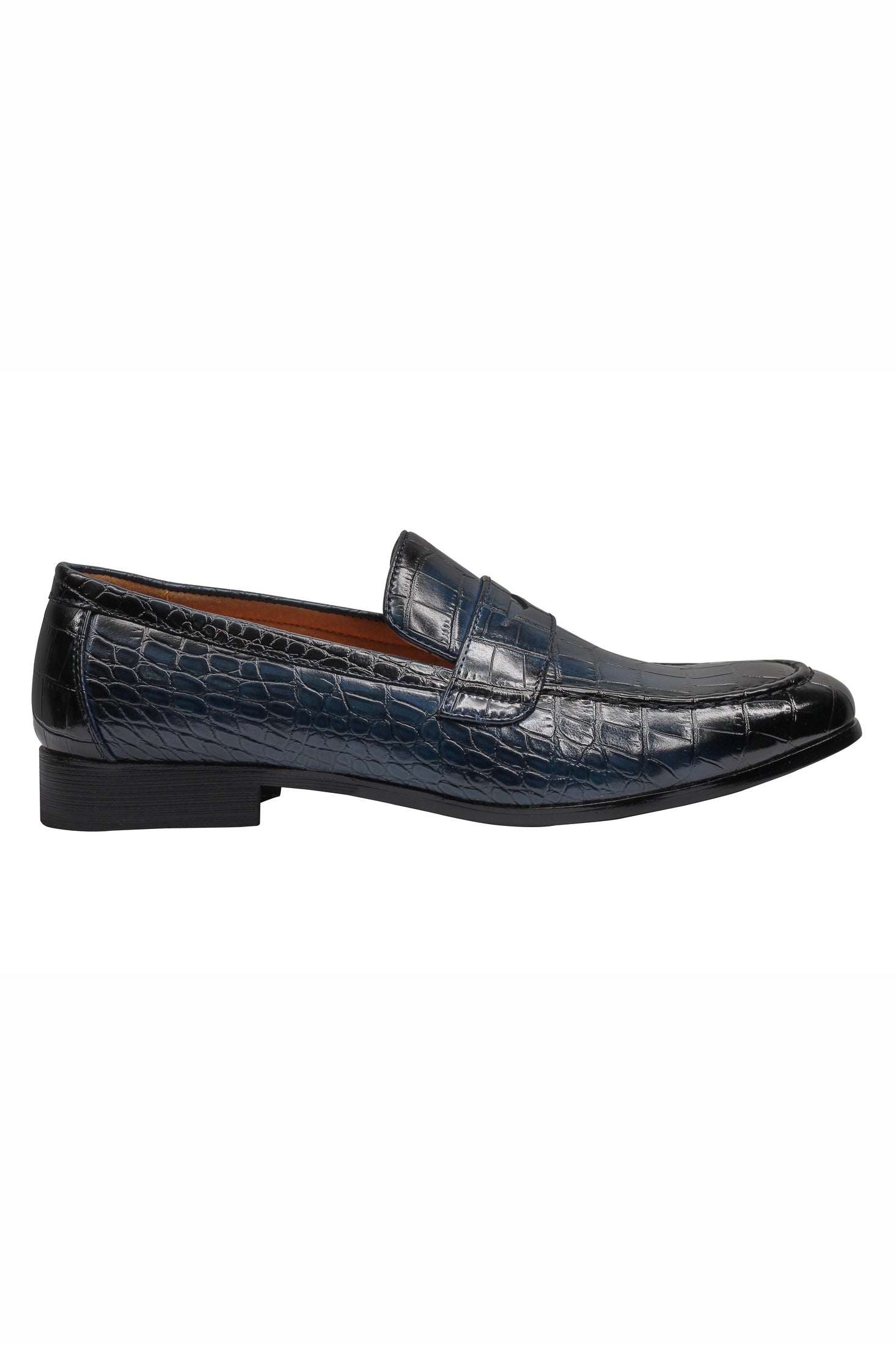 PRINTED PENNY LOAFERS