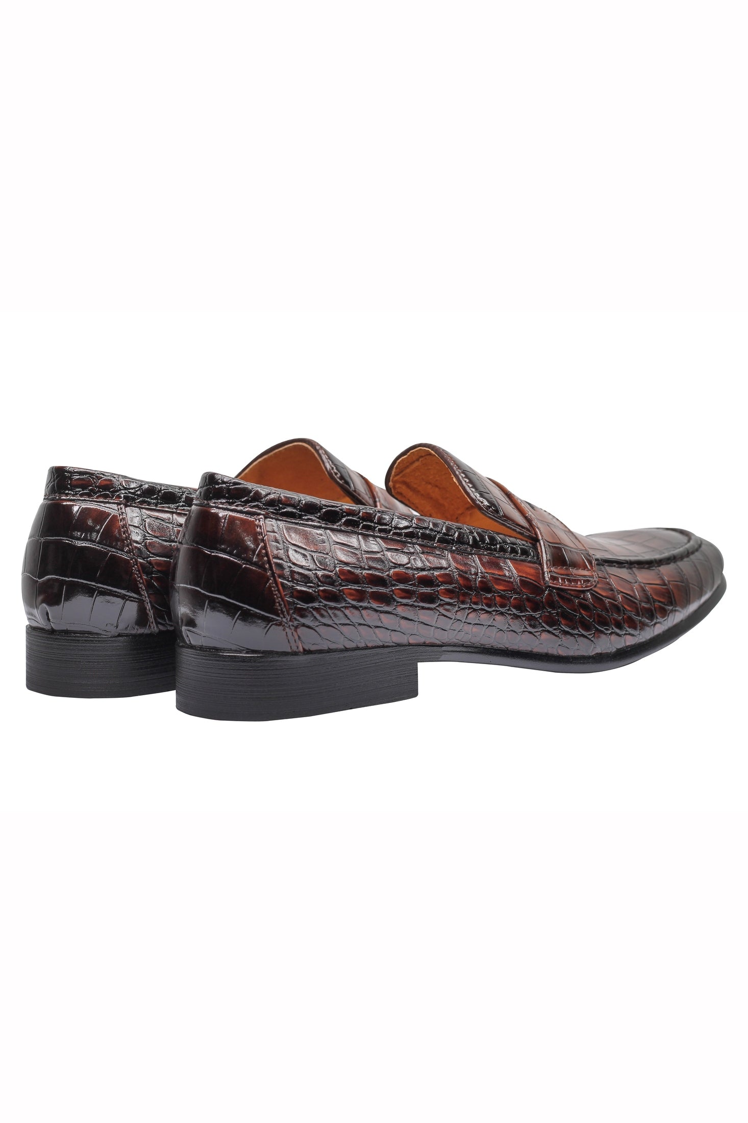 PRINTED PENNY LOAFERS