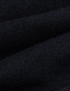 WOOL BLEND NAVY MID LENGTH OVERCOAT