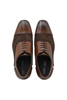 Mens Formal Brogues Brown Suede Leather shoes