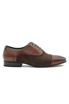 Mens Formal Brogues Brown Suede Leather shoes