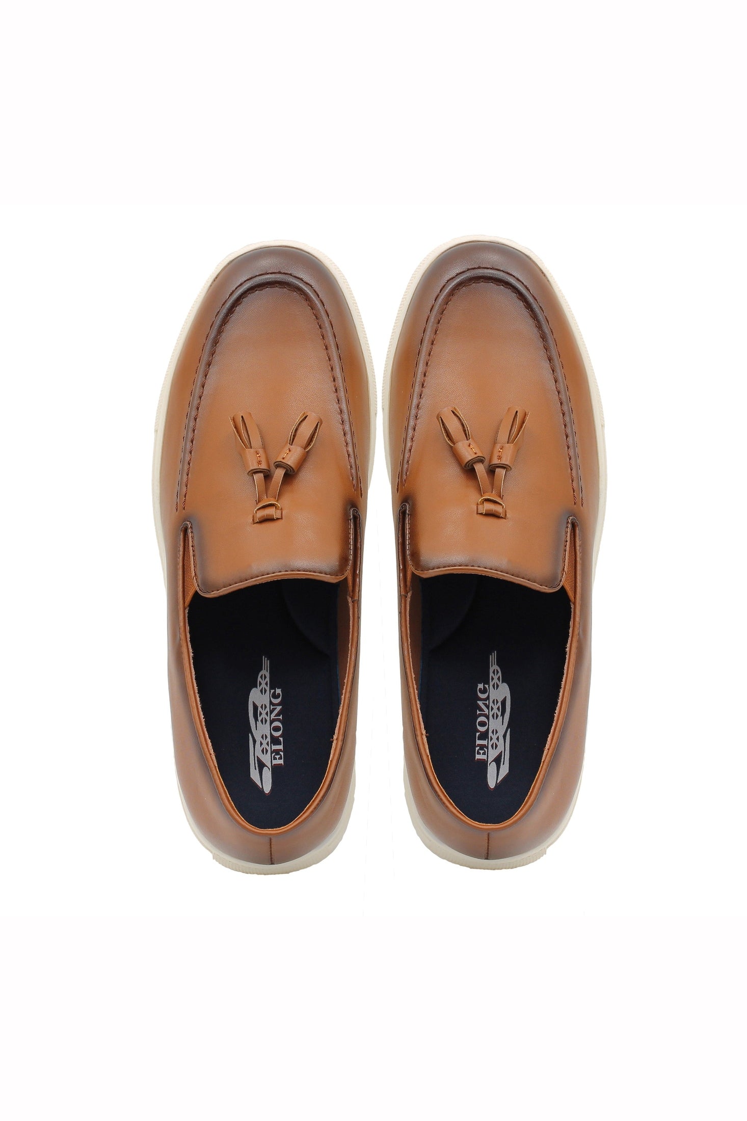 CASUAL FAUX LEATHER SNEAKERS WITH TASSELS