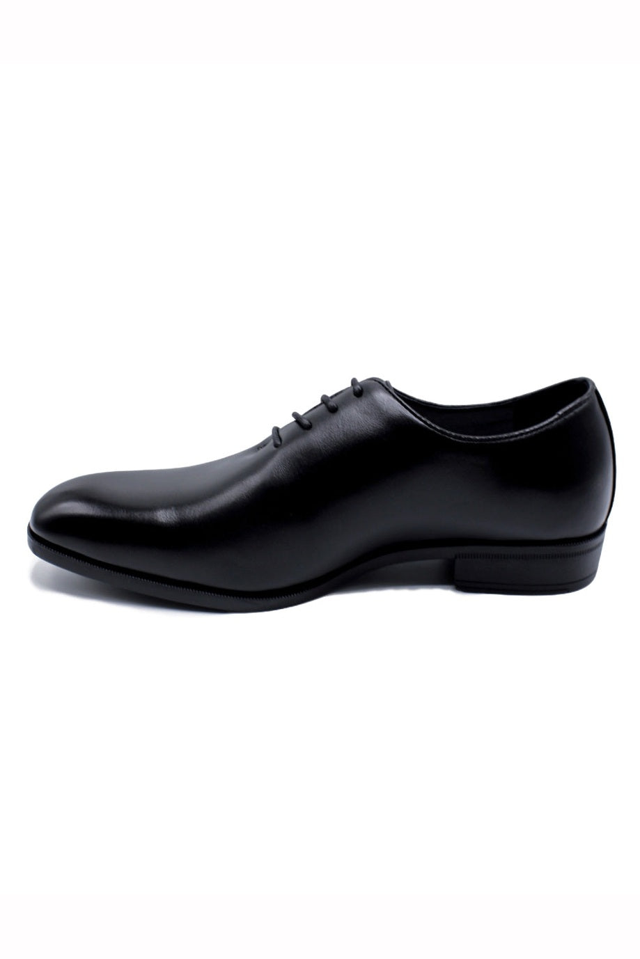 Men’s Black Wholecut Oxford Dress Shoes – Faux Leather