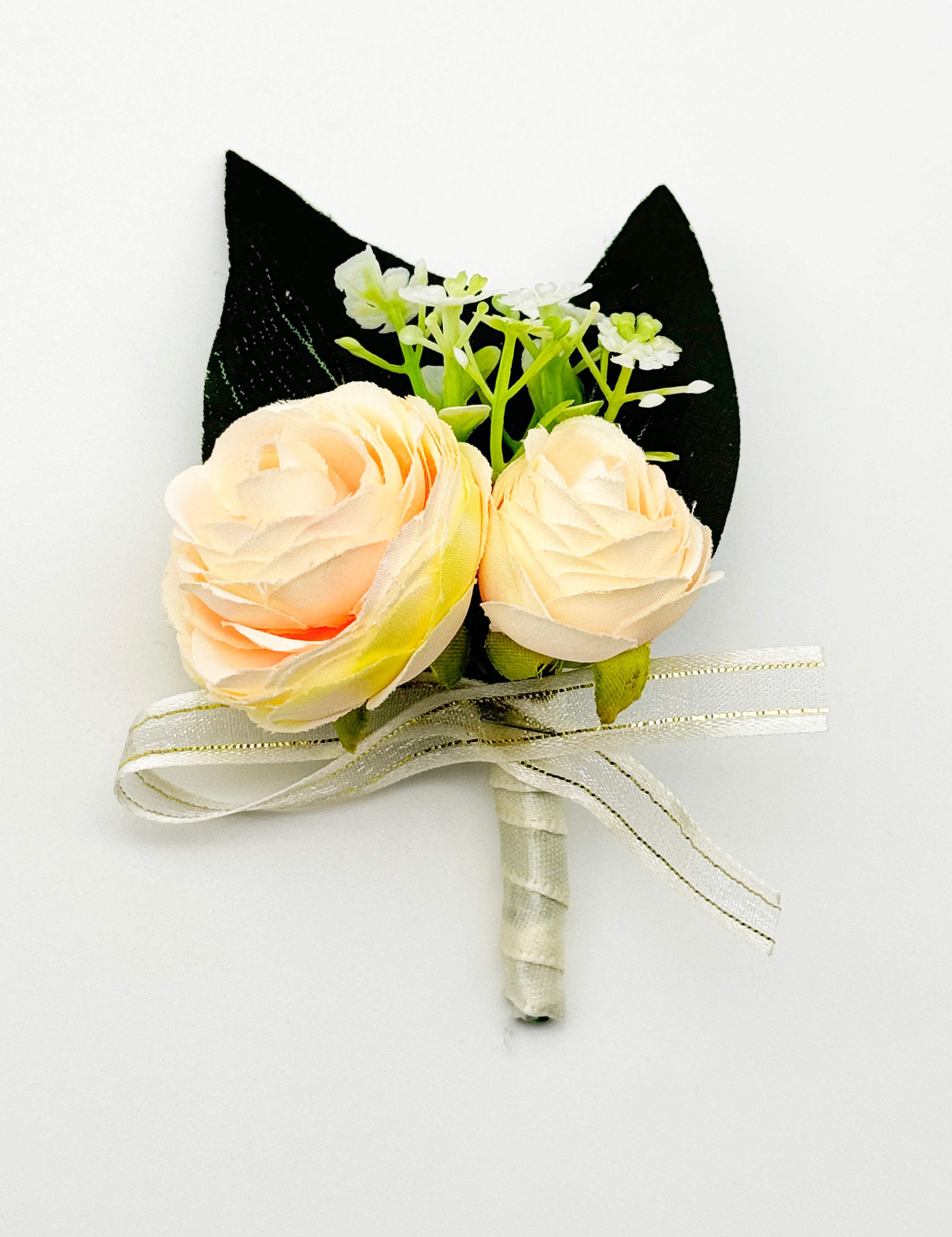Tuxedo Flower Wedding Boutonniere Lapel Pin Sartorial Shoes