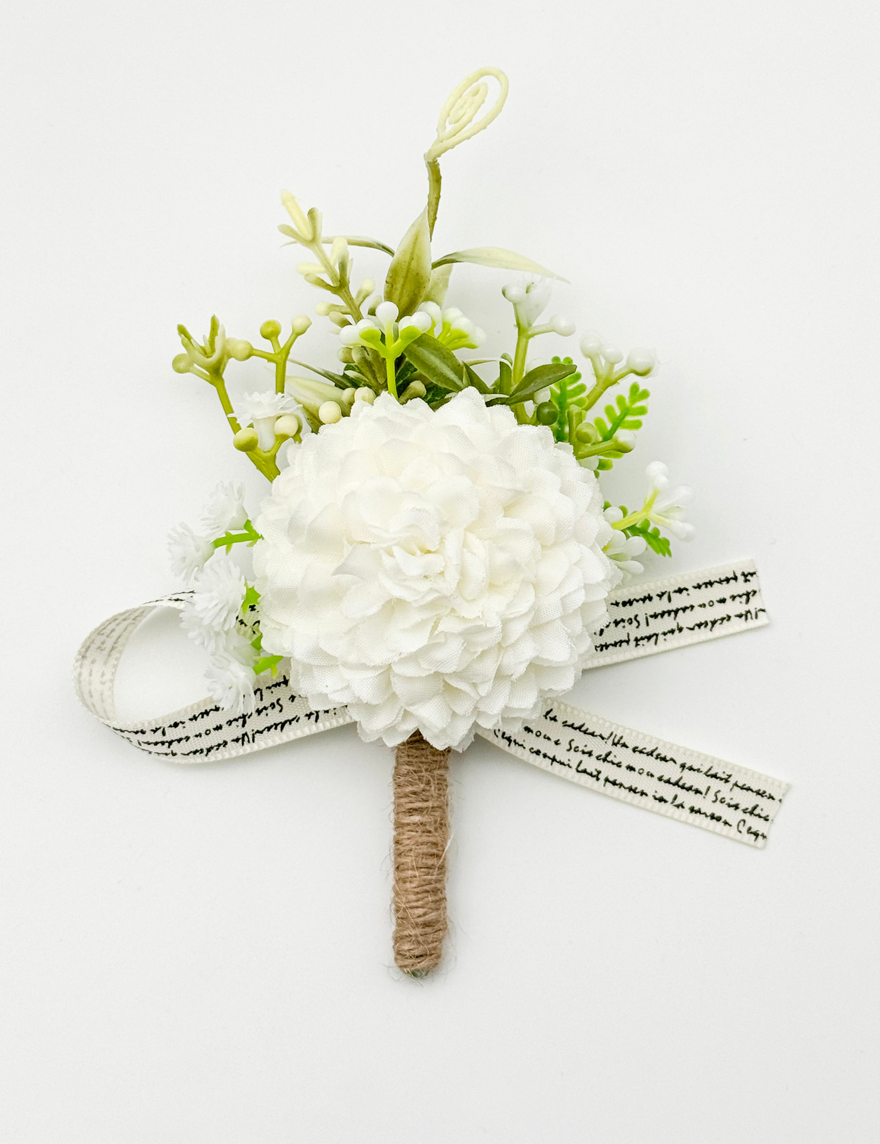 Tuxedo Flower Wedding Boutonniere Lapel Pin Sartorial Shoes