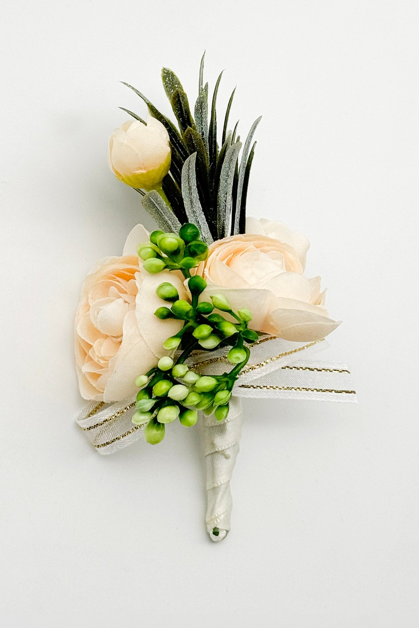 Tuxedo Flower Wedding Boutonniere Lapel Pin Sartorial Shoes