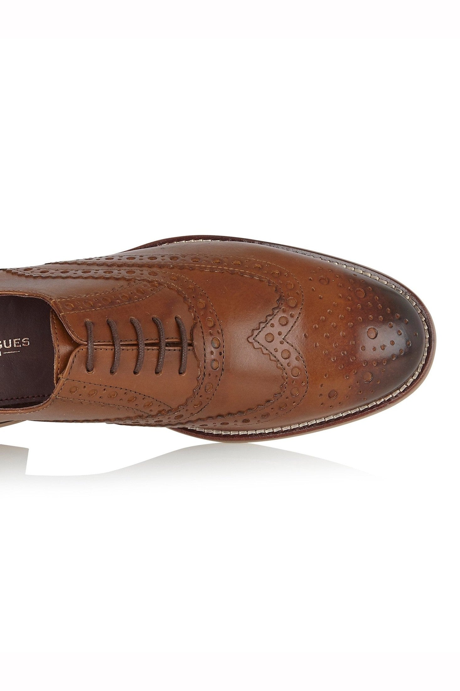 OXFORD BROGUES IN CHESTNUT