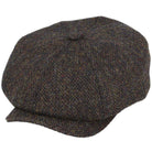 GREEN PURE SCOTTISH WOOL NEWSBOY CAP