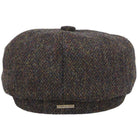 GREEN PURE SCOTTISH WOOL NEWSBOY CAP
