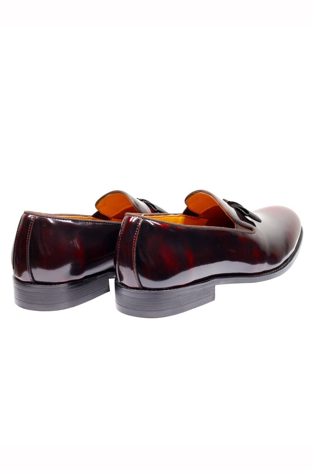 MAROON PATENT LEATHER LOAFER