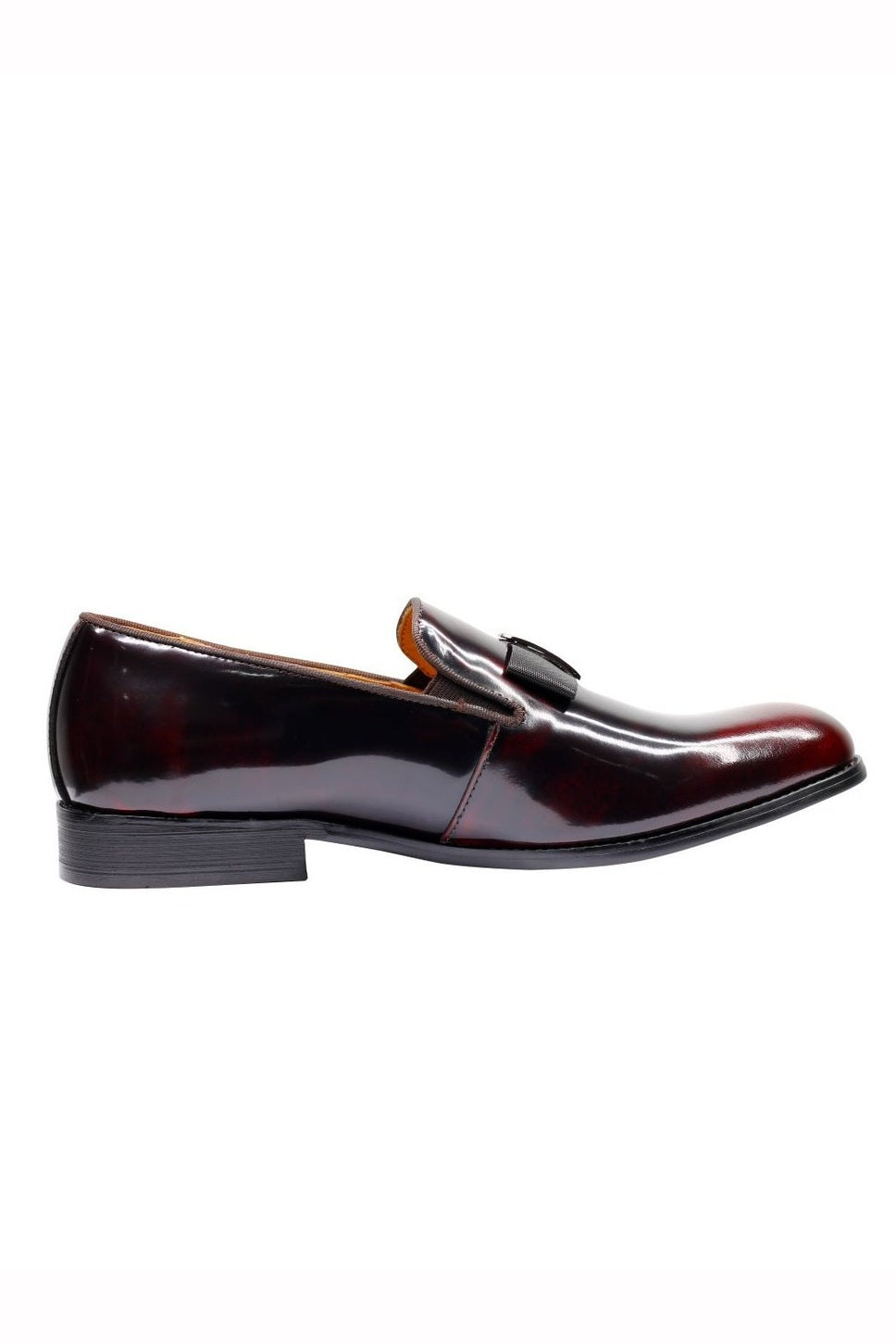 MAROON PATENT LEATHER LOAFER