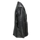 MEN’S VINTAGE MID LENGTH BLACK LEATHER JACKET