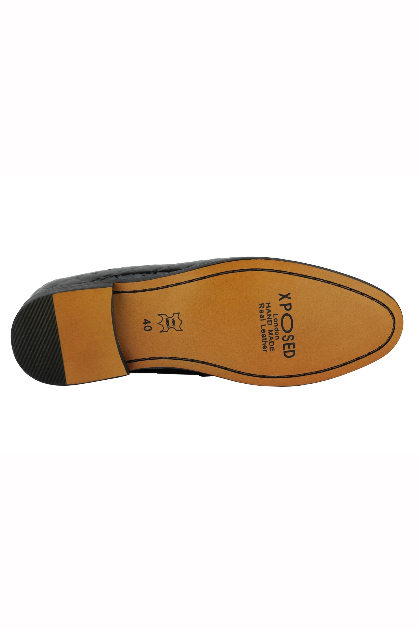 BLACK SNAFFLE BIT PRINTED LOAFER