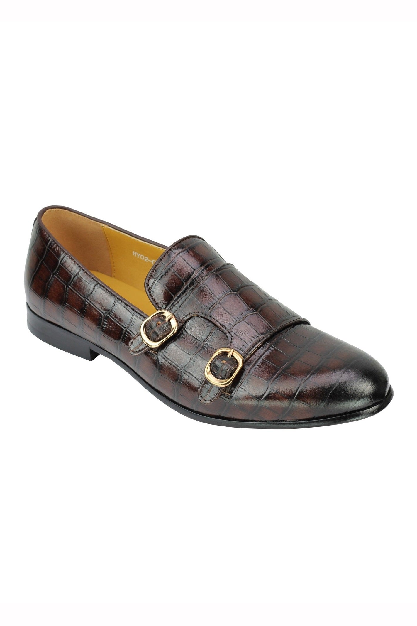 BROWN POLISHED DOUBLE MONKS
