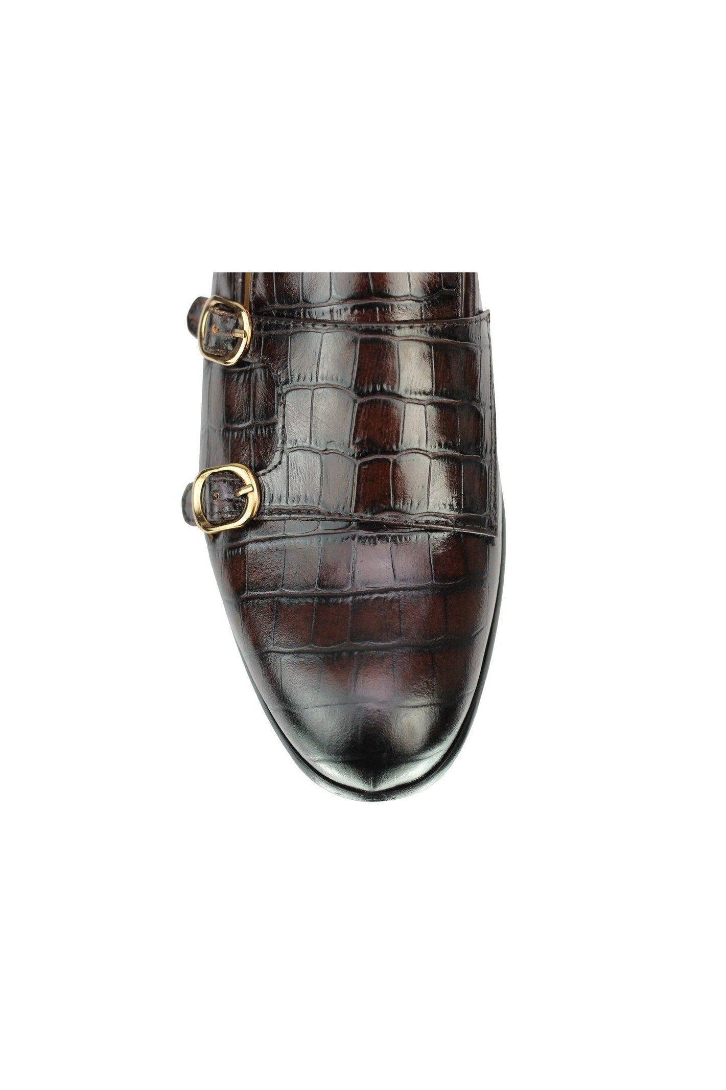 BROWN POLISHED DOUBLE MONKS