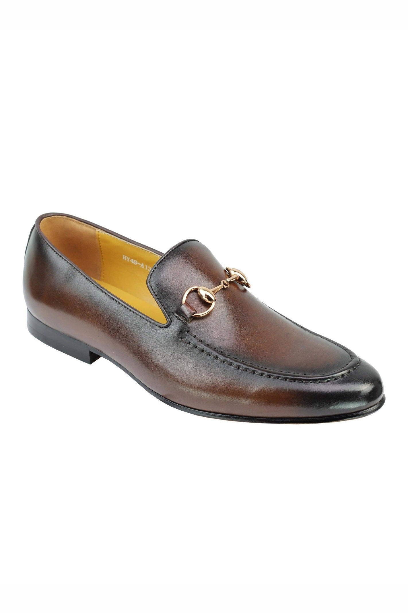 BROWN SNAFFLE BIT LOAFER