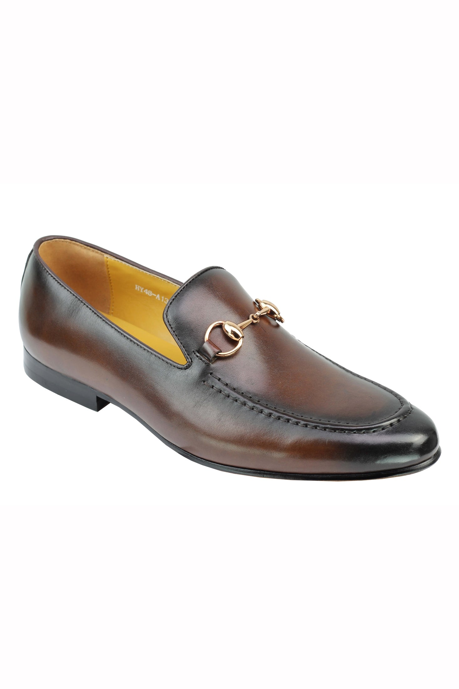 BROWN SNAFFLE BIT LOAFER XPOSED London