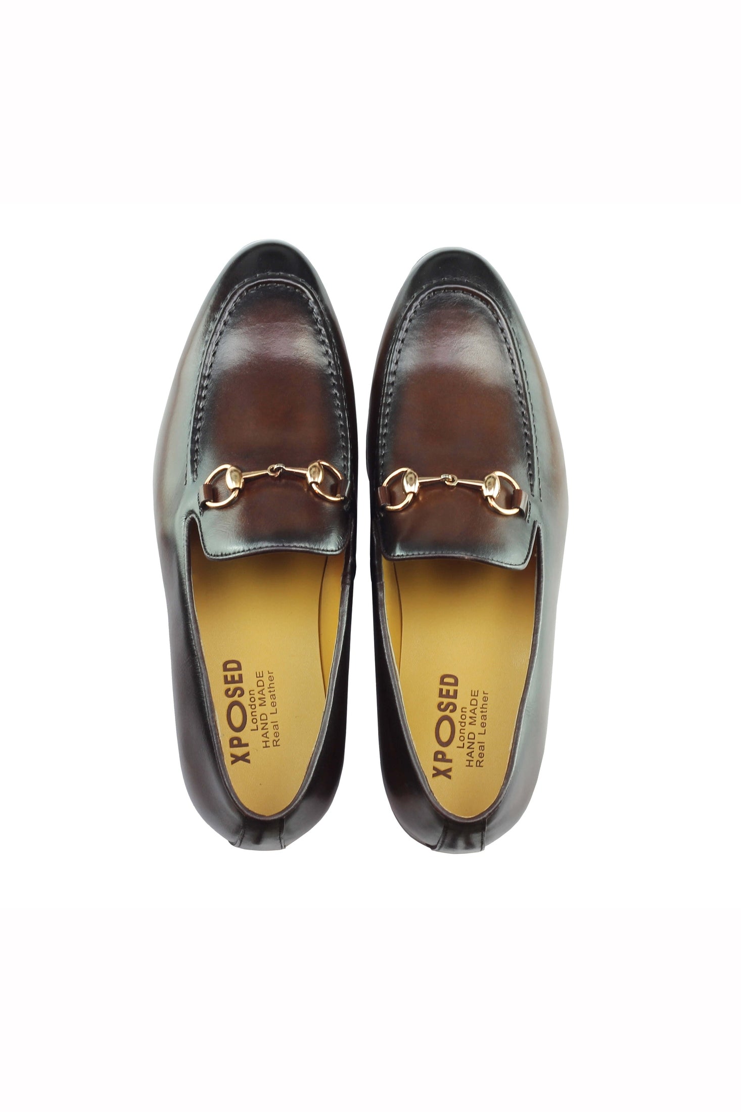 BROWN SNAFFLE BIT LOAFER XPOSED London