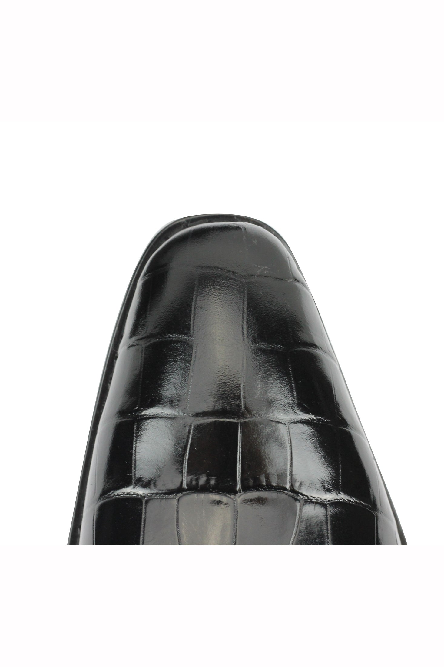 CROC PRINT BLACK DOUBLE MONK