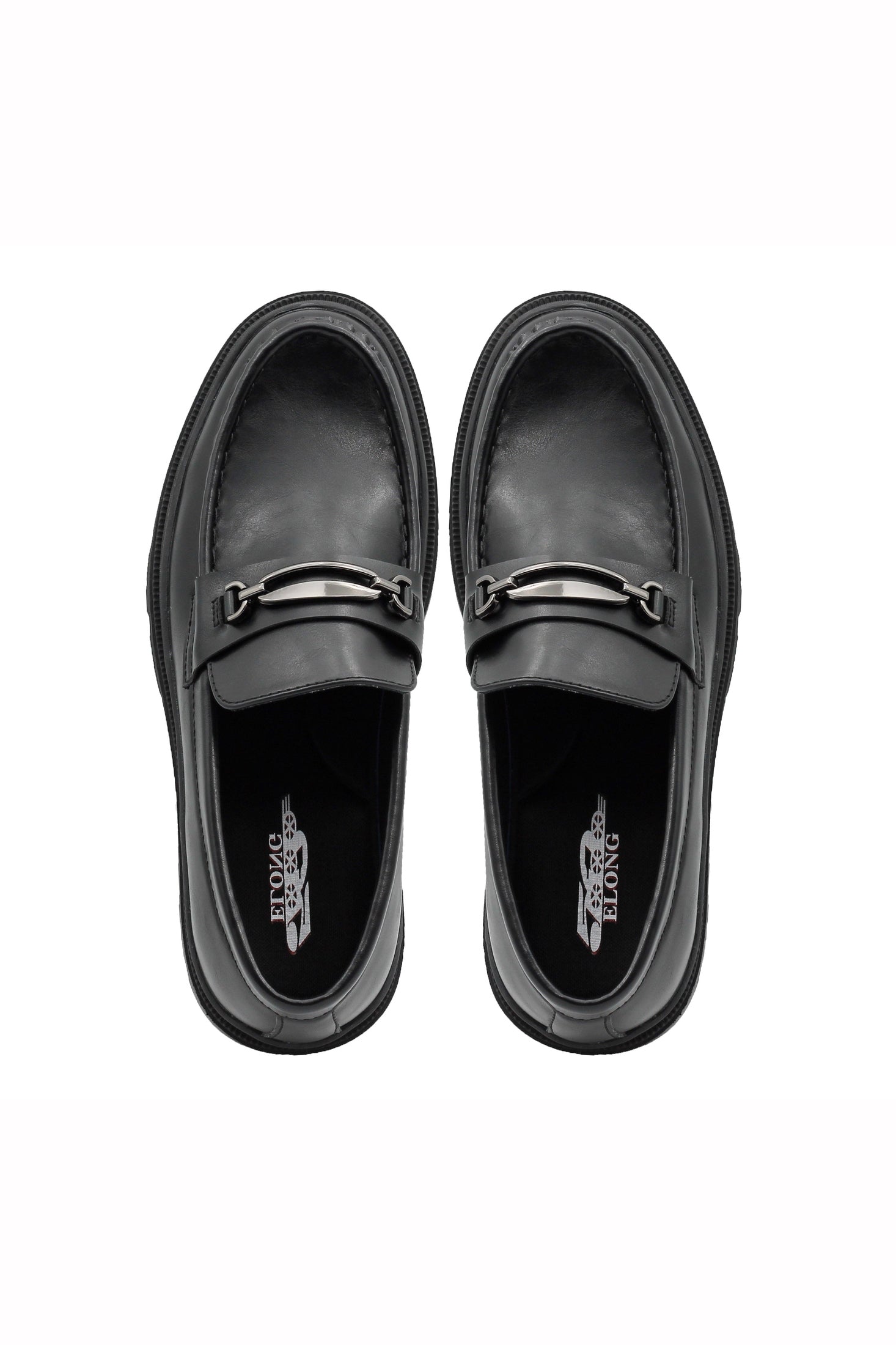 BLACK SNAFFLE BIT LOAFERS