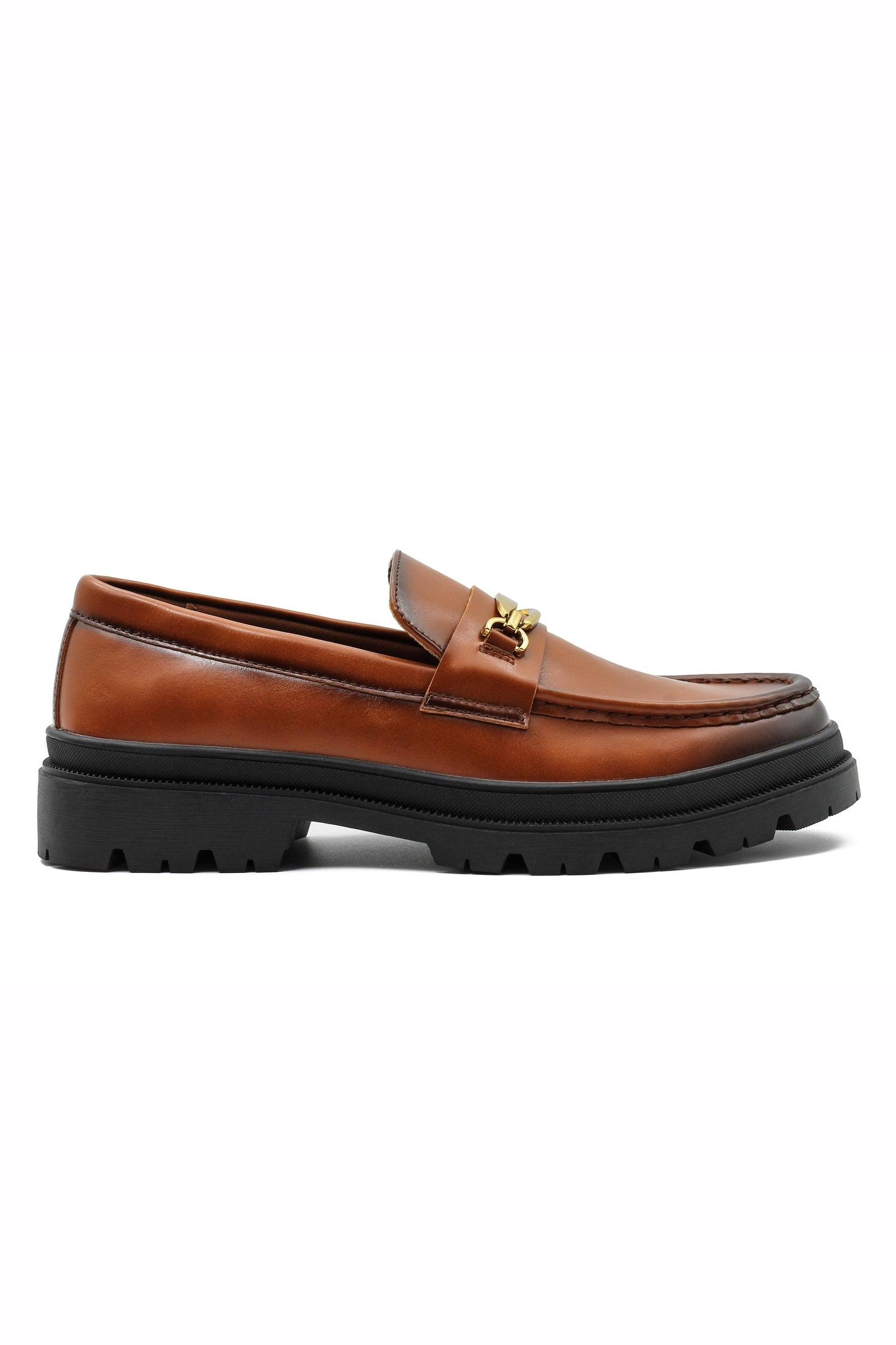 TAN SNAFFLE BIT LOAFERS