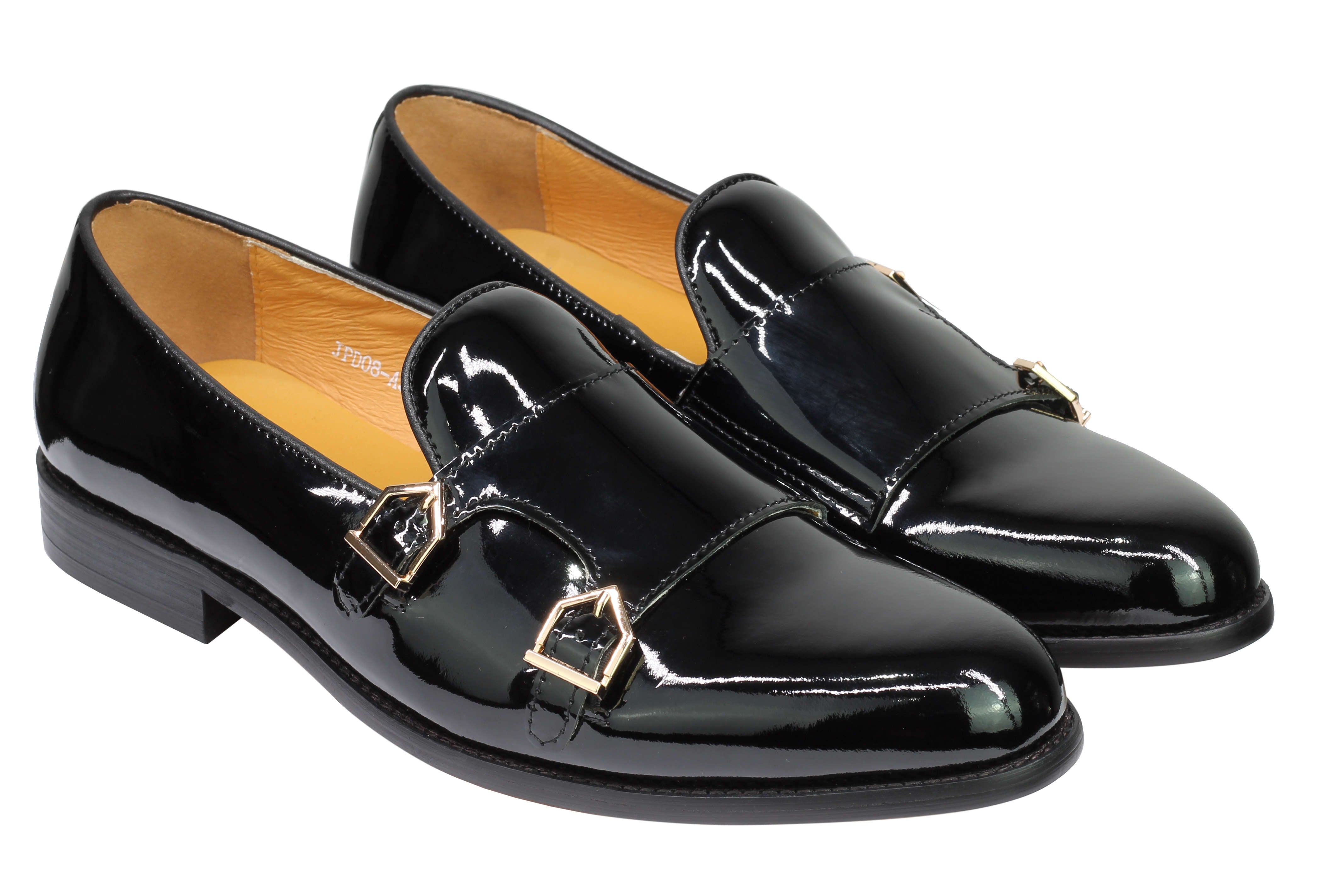 Real Leather Shiny Loafers Slip Ons