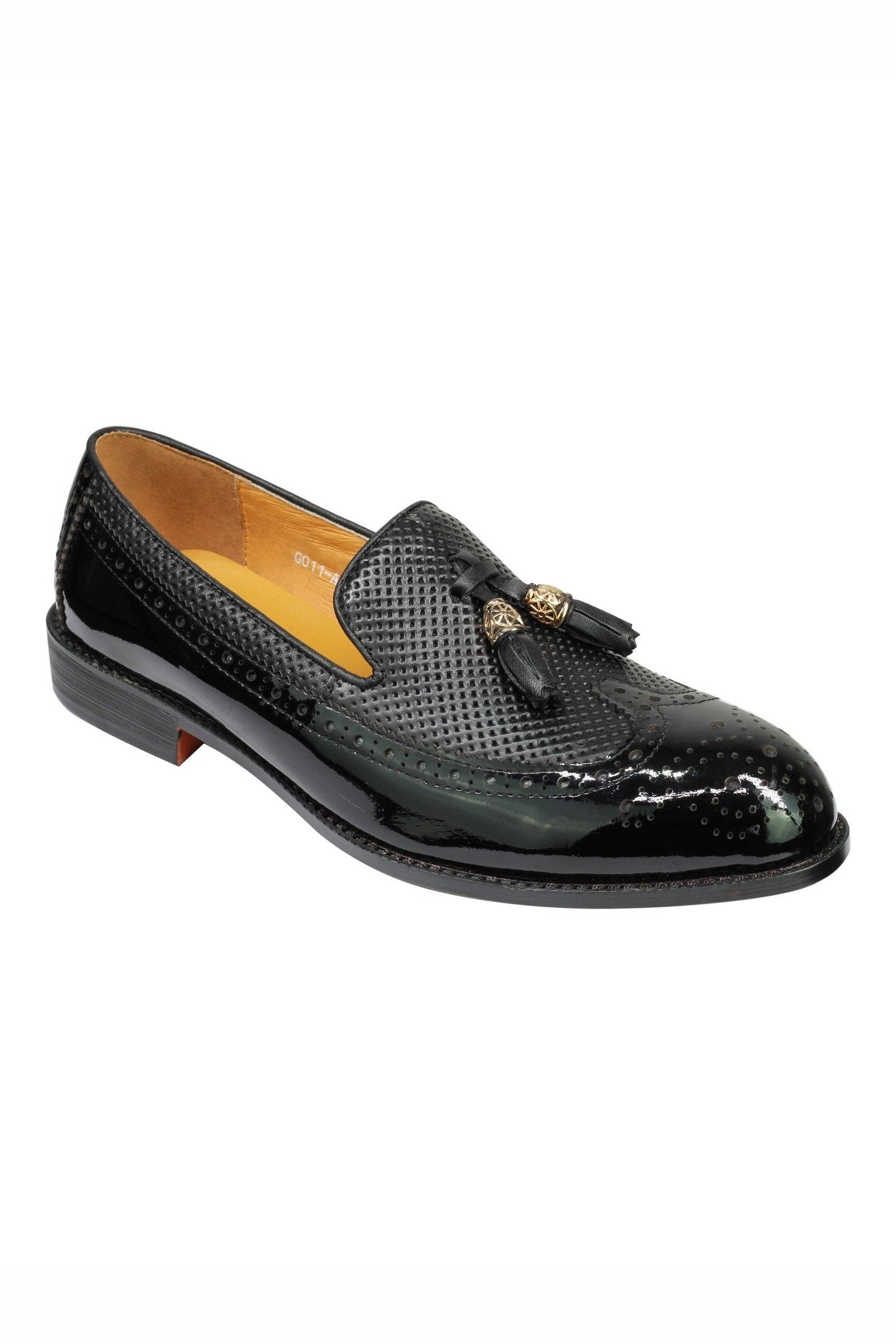 Real Leather Tassel Slip Brogue Loafers