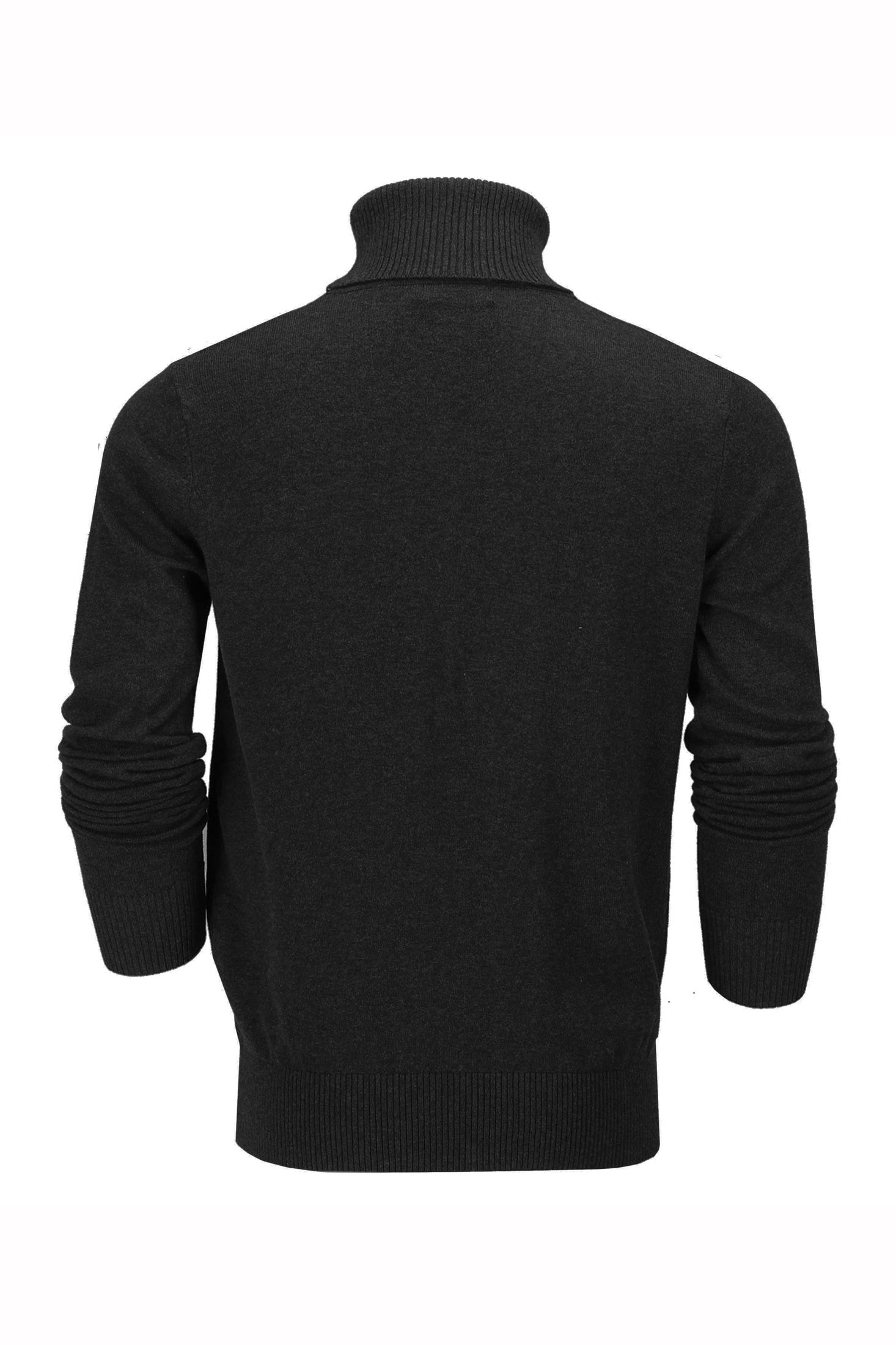 G 1808 - Mens Roll Neck Jumper Soft Cotton Fine Knitted