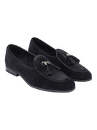MENS LOAFERS PATENT SHINY FAUX LEATHER RETRO GOLD CREST SLIP ON WEDDING SHOES