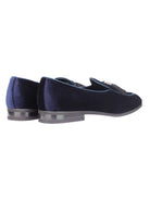 MENS LOAFERS PATENT SHINY FAUX LEATHER RETRO GOLD CREST SLIP ON WEDDING SHOES