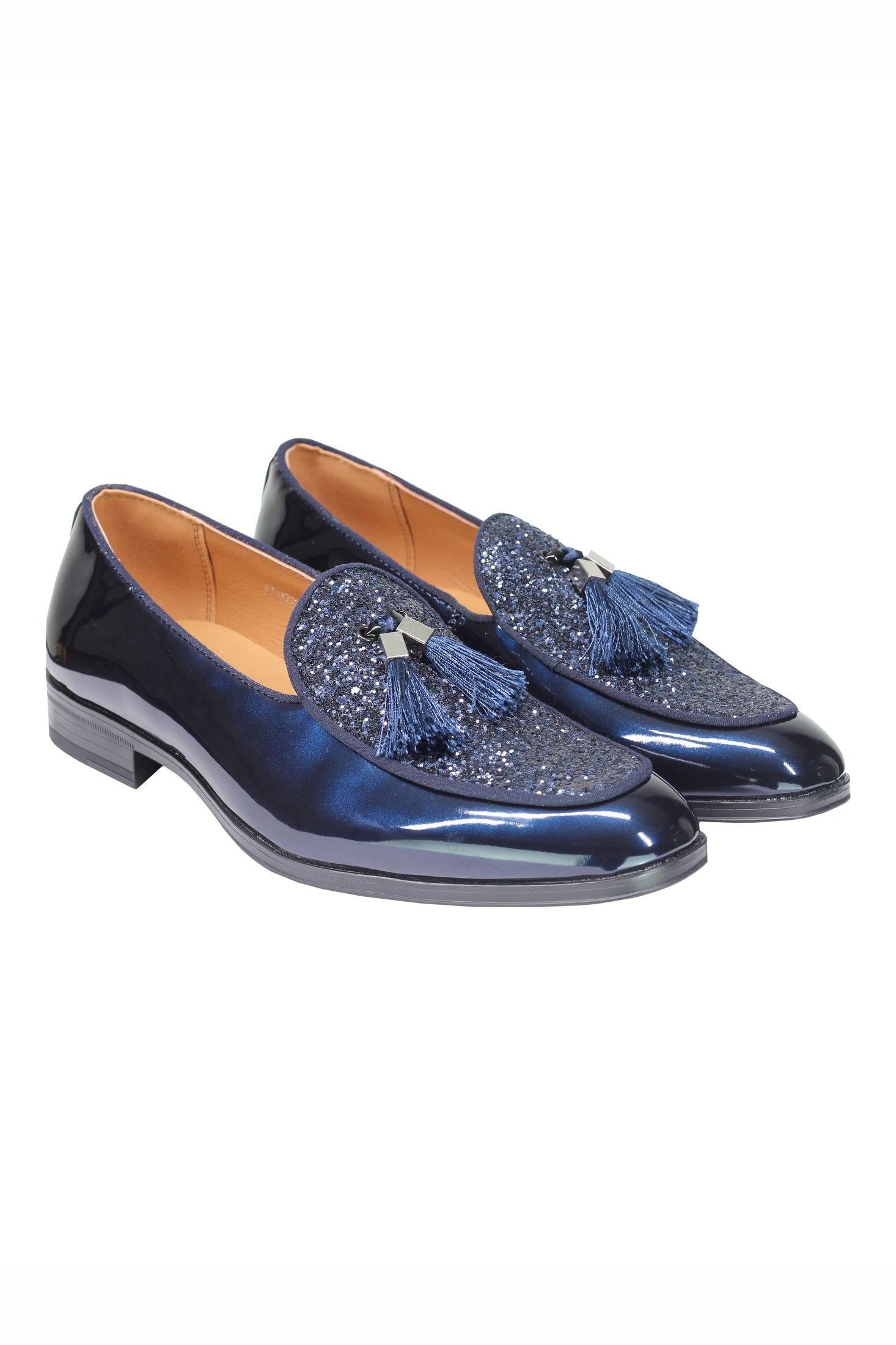 GLITTER – PATENT LEATHER TASSEL LOAFERS