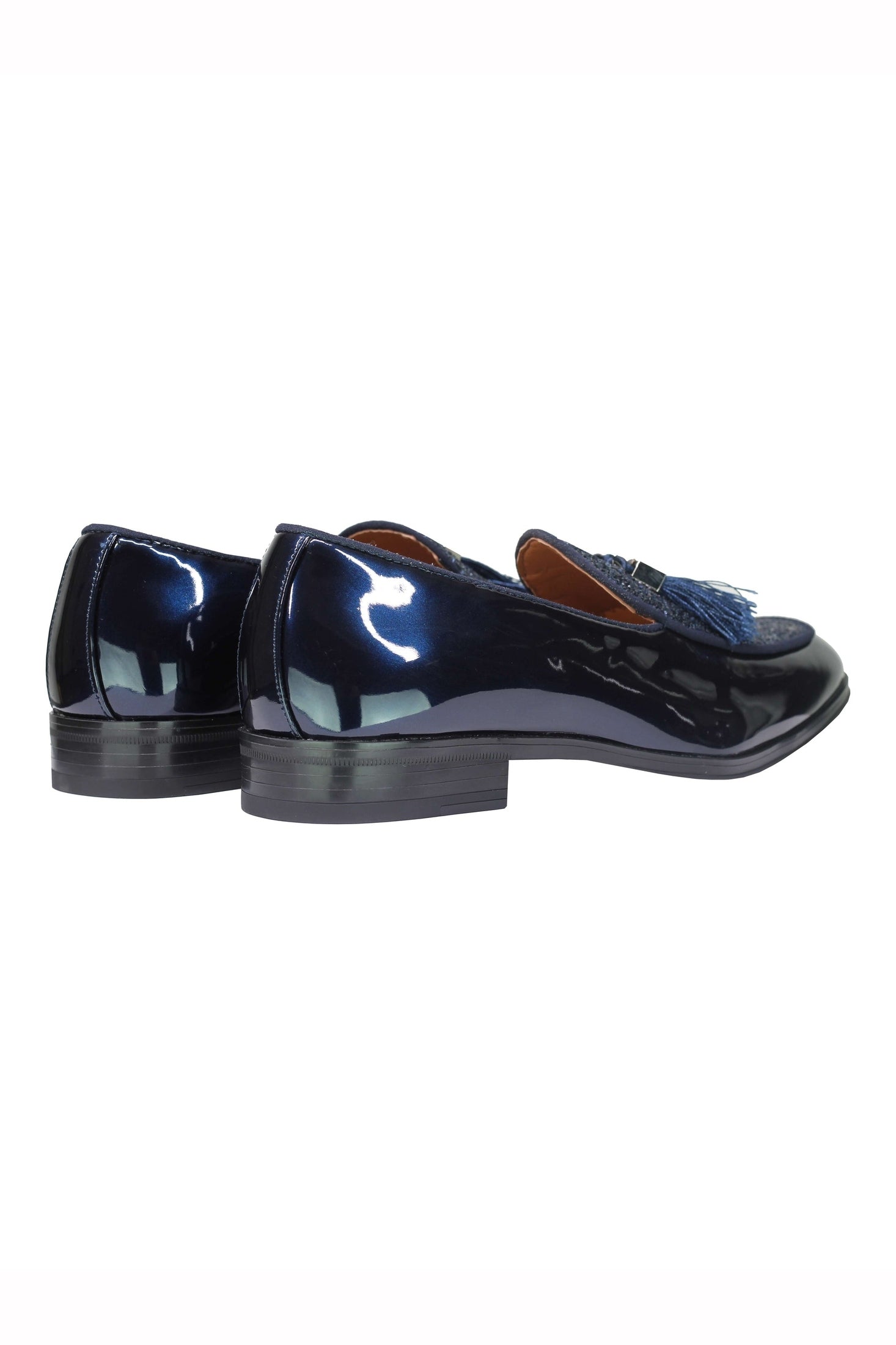 GLITTER – PATENT LEATHER TASSEL LOAFERS