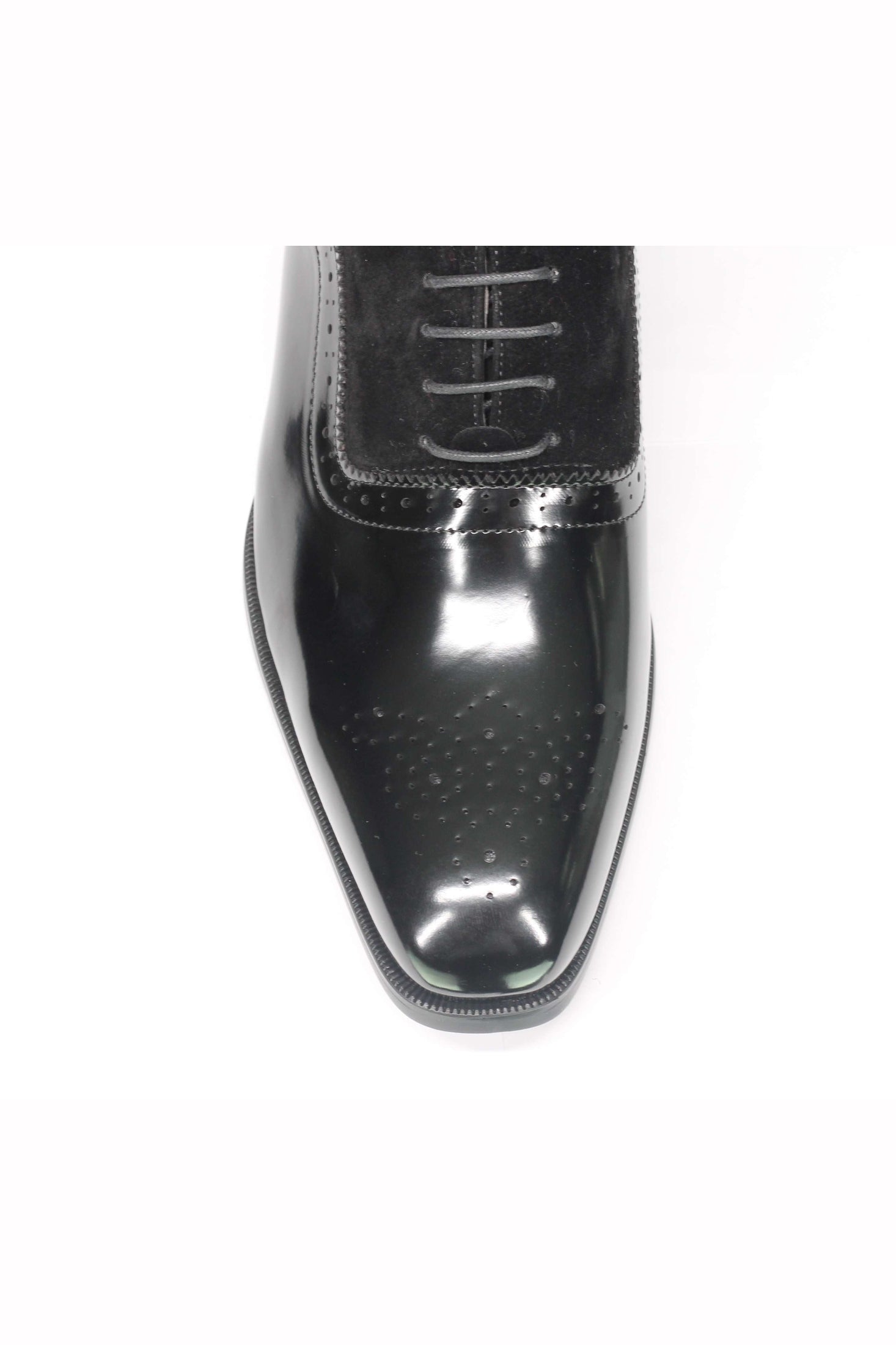 Mens Classic Brogues 2 Tone Suede & Leather Lined Smart Formal Lace up Shoes